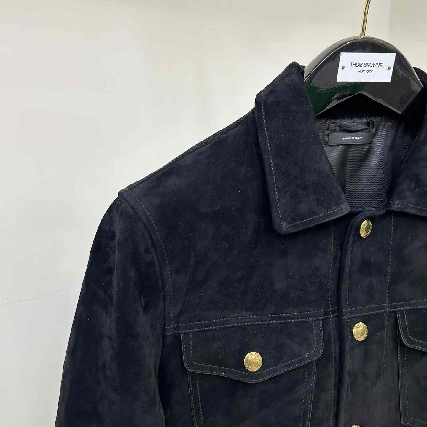 Tom Ford Cashmere Suede Shearling Trucker - DopestKickz