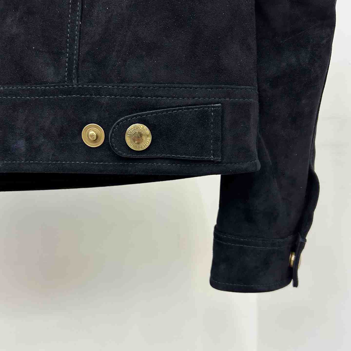 Tom Ford Cashmere Suede Shearling Trucker - DopestKickz