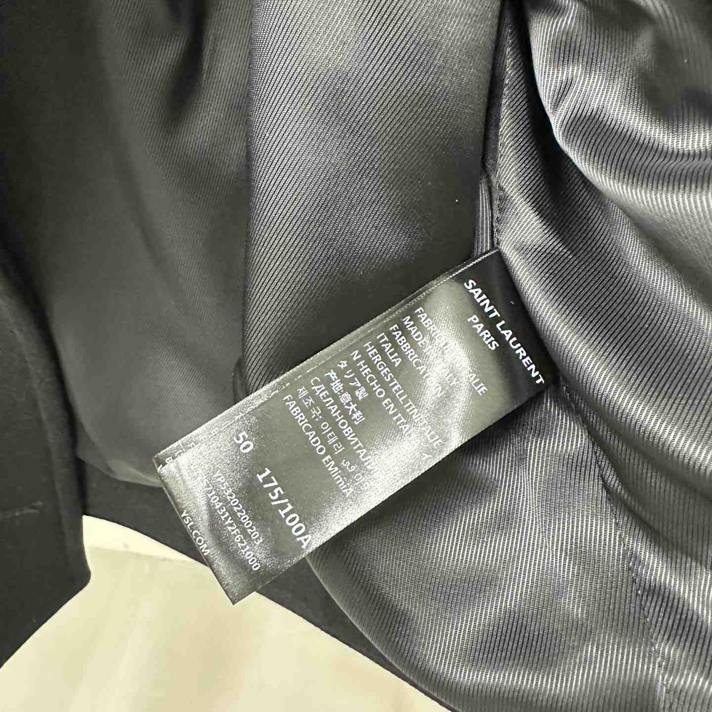 Saint Laurent Button-up Wool Military Jacket - DopestKickz