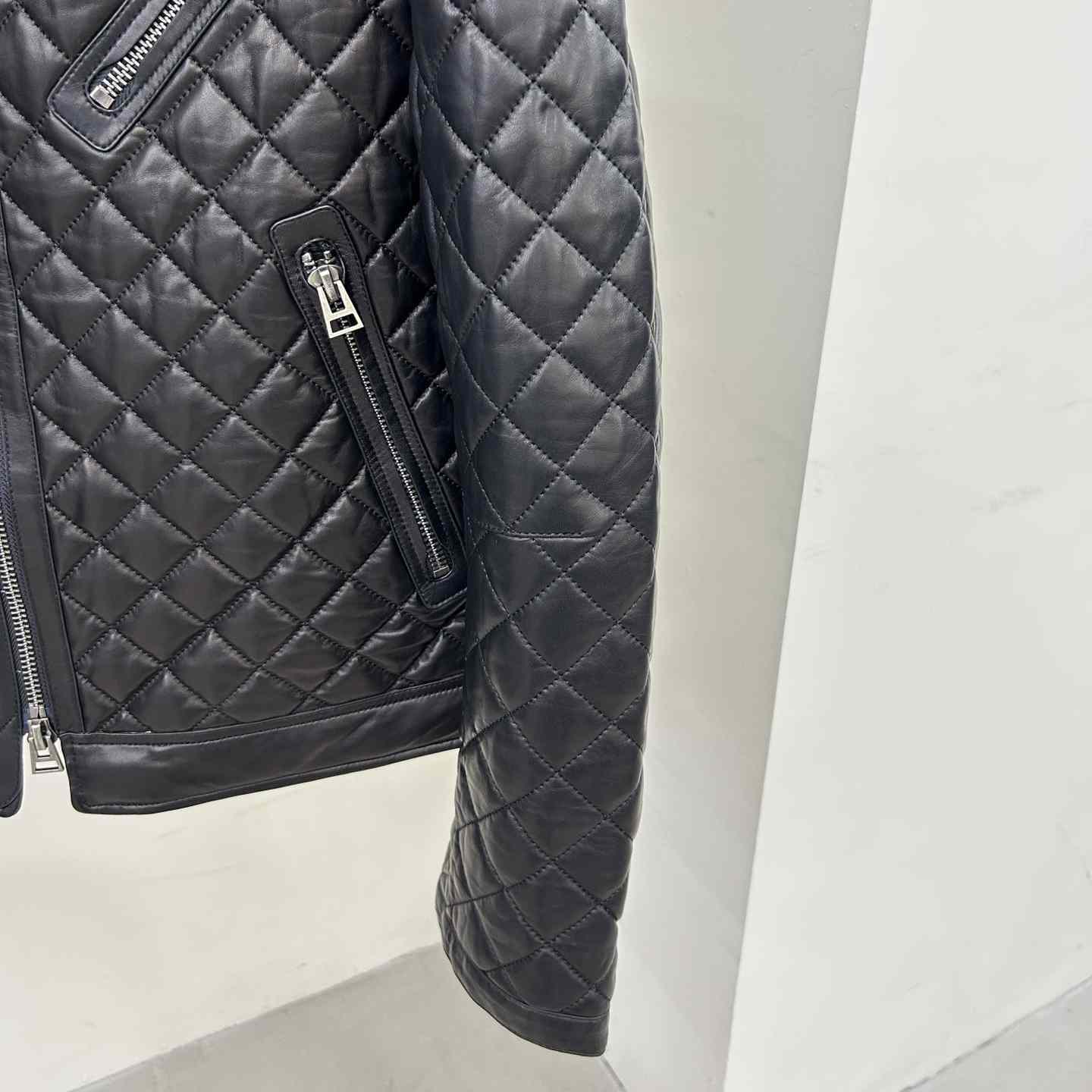 Dior Feather Nappa Quilted Cafe Racer - DopestKickz
