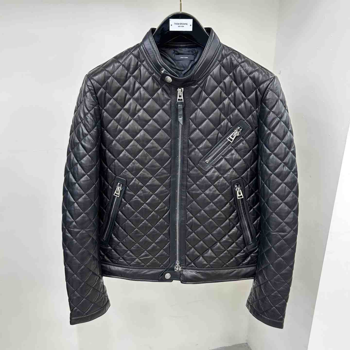 Dior Feather Nappa Quilted Cafe Racer - DopestKickz