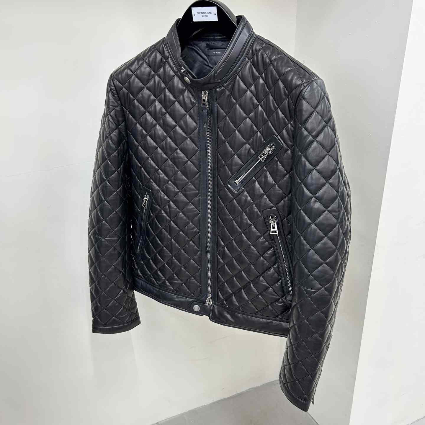 Dior Feather Nappa Quilted Cafe Racer - DopestKickz