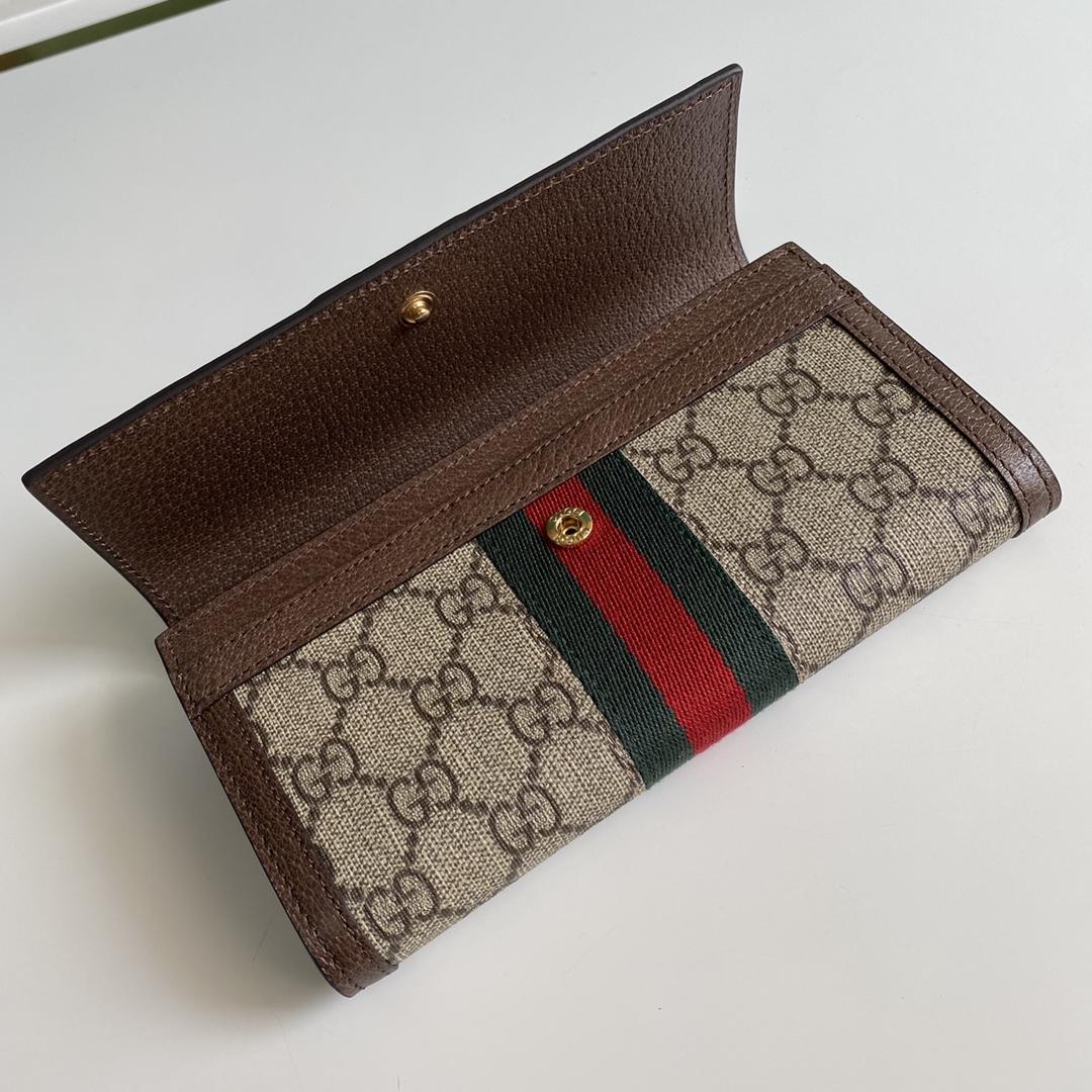 Gucci Ophidia GG Continental Wallet - DopestKickz