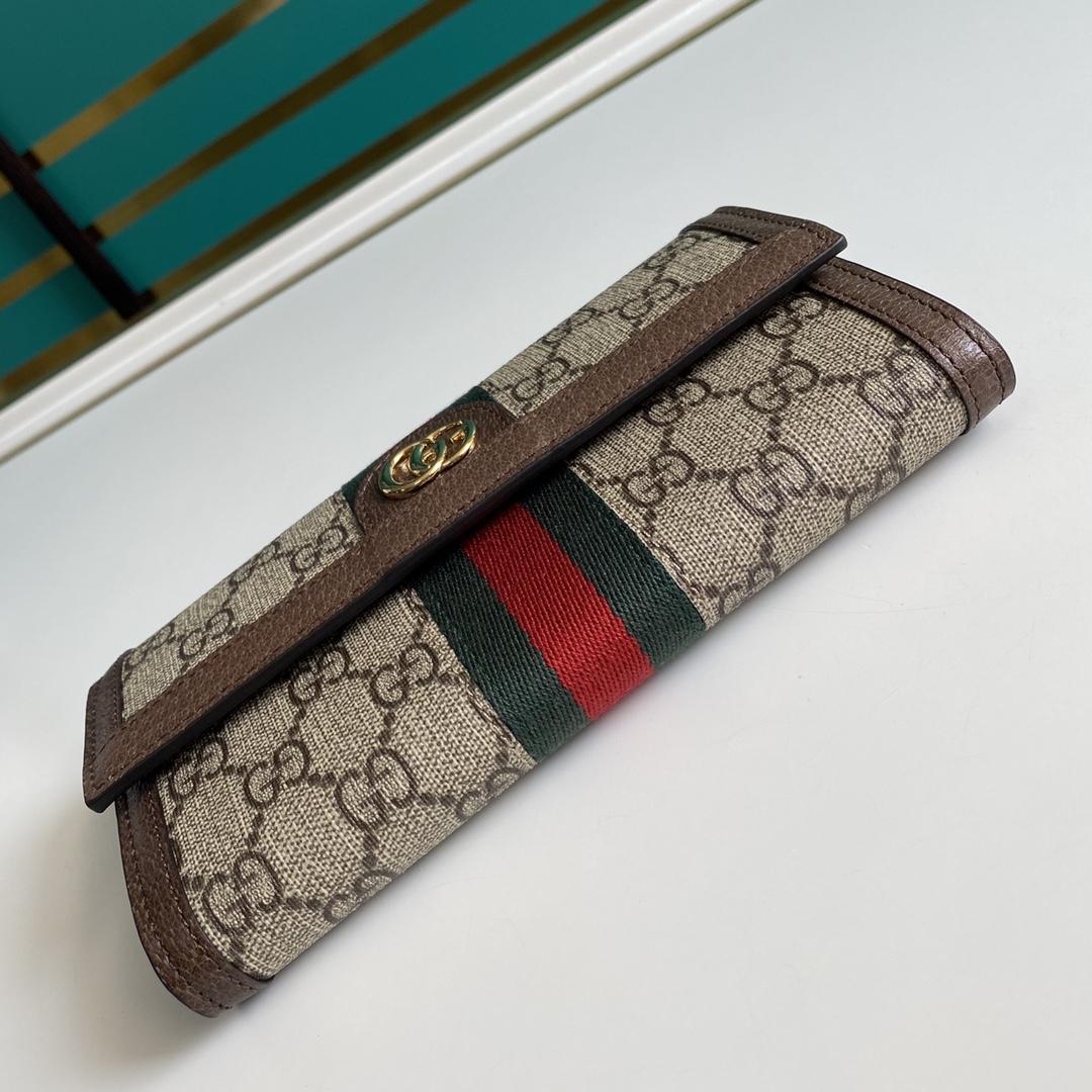 Gucci Ophidia GG Continental Wallet - DopestKickz