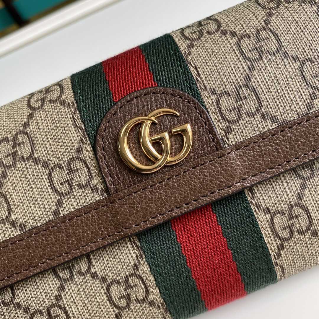 Gucci Ophidia GG Continental Wallet - DopestKickz