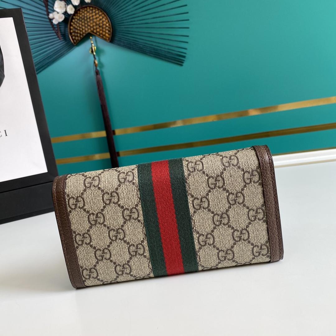 Gucci Ophidia GG Continental Wallet - DopestKickz