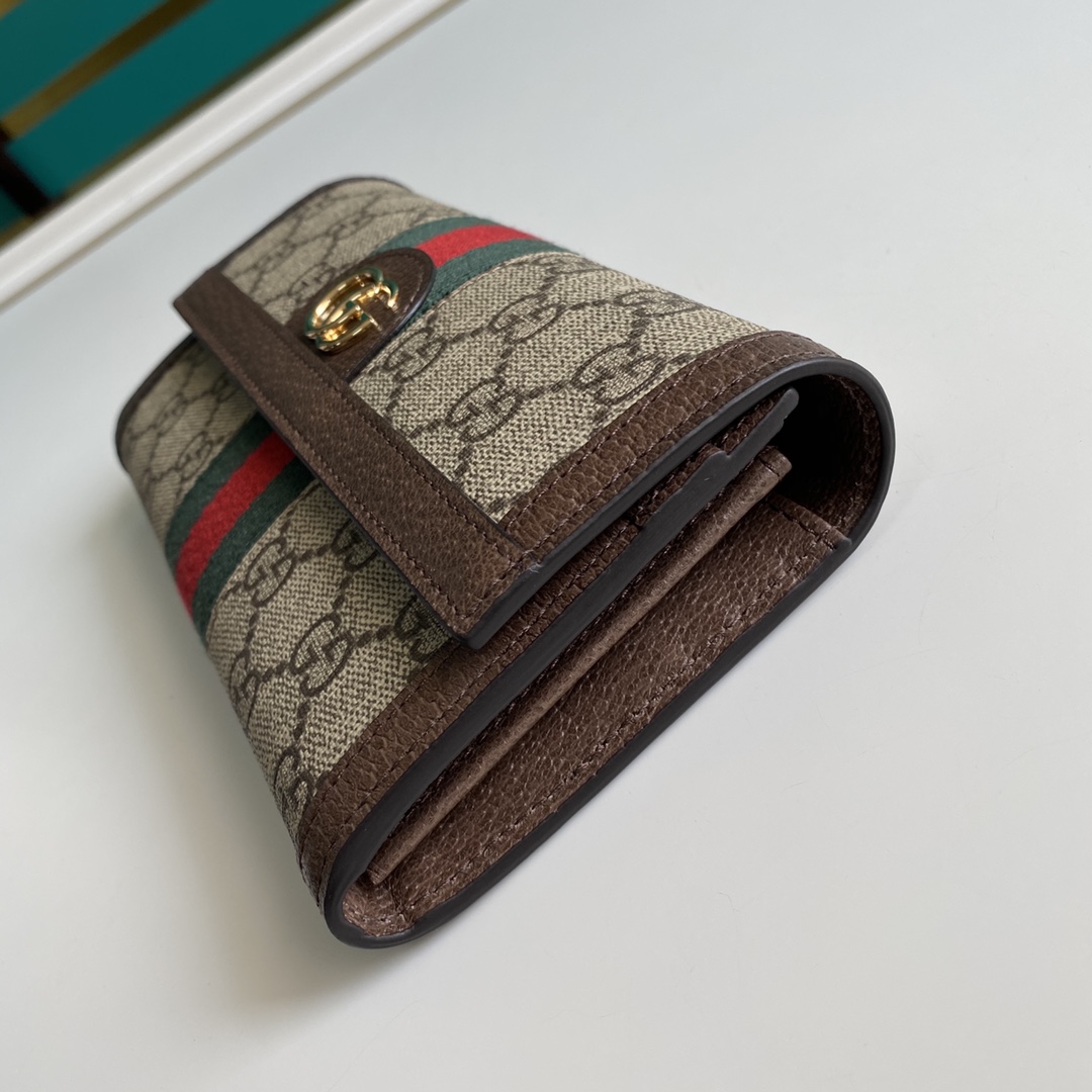 Gucci Ophidia GG Continental Wallet - DopestKickz