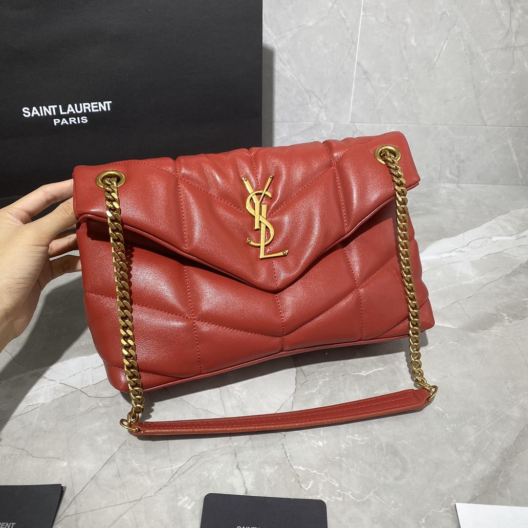 Saint Laurent Puffer Small In Nappa Leather (29x17x11cm) - DopestKickz