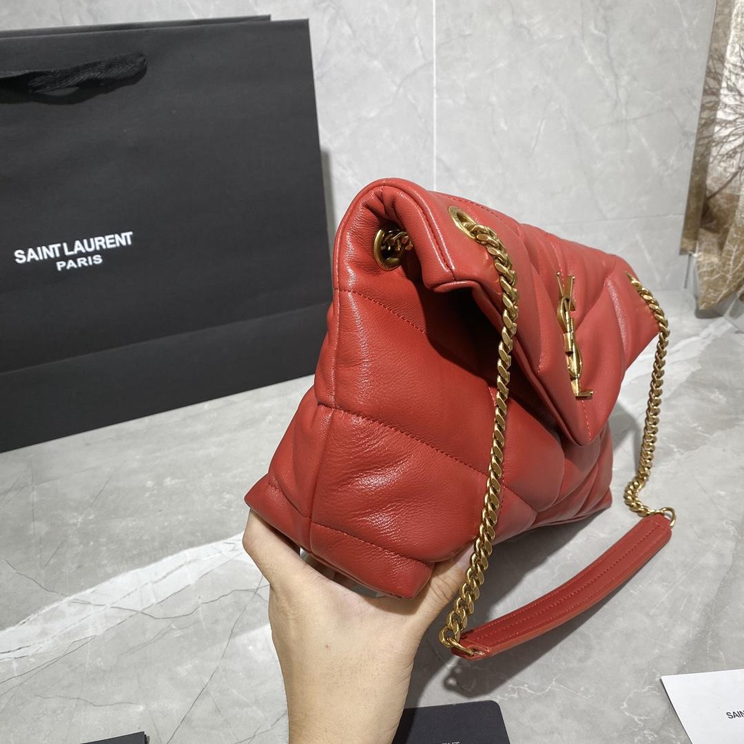Saint Laurent Puffer Small In Nappa Leather (29x17x11cm) - DopestKickz