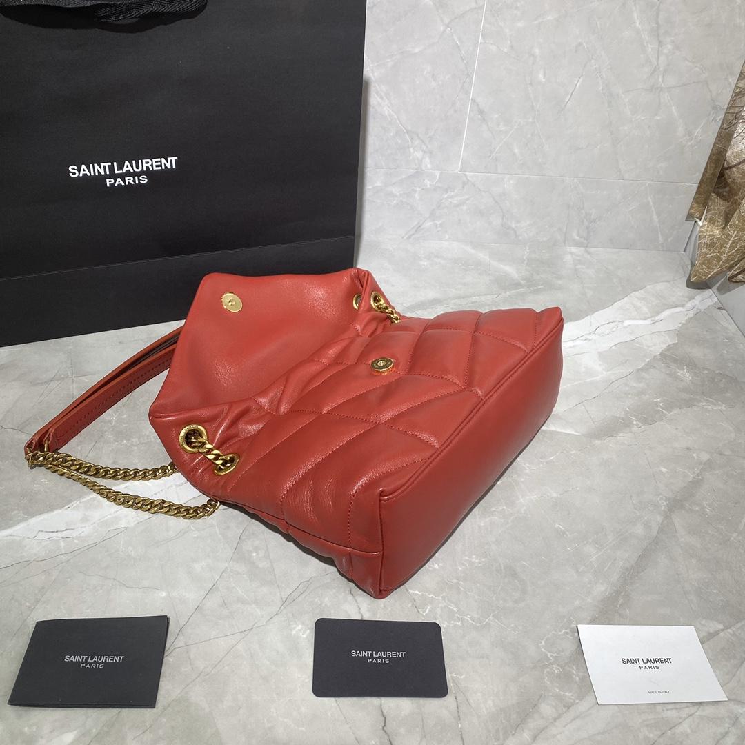 Saint Laurent Puffer Small In Nappa Leather (29x17x11cm) - DopestKickz