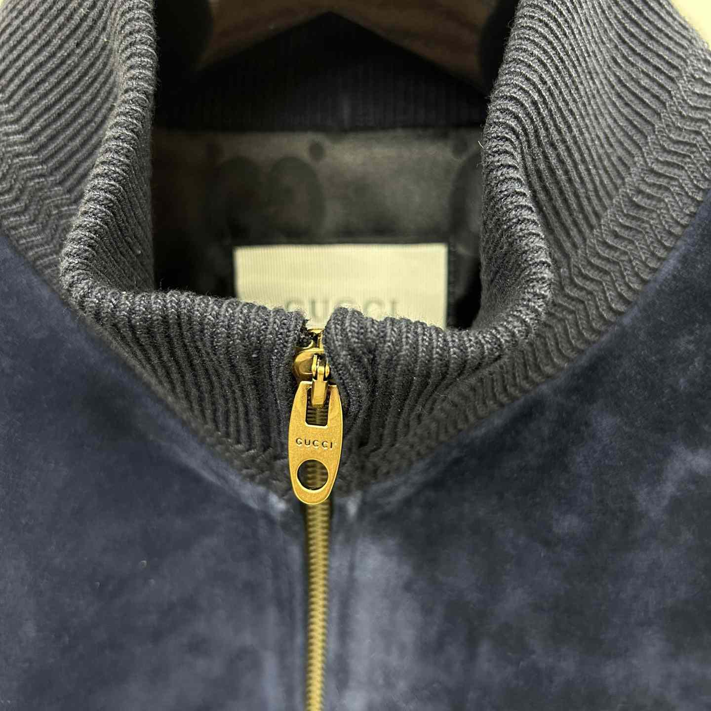 Gucci Suede Bomber Jacket - DopestKickz