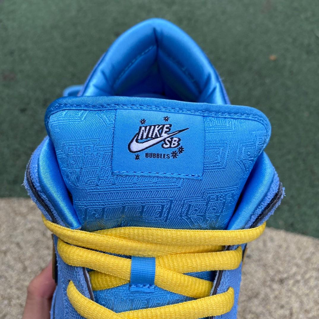 The Powerpuff Girls x Nike SB DunkLow “Bubbles” Sneakers     FZ8320-400 - DopestKickz