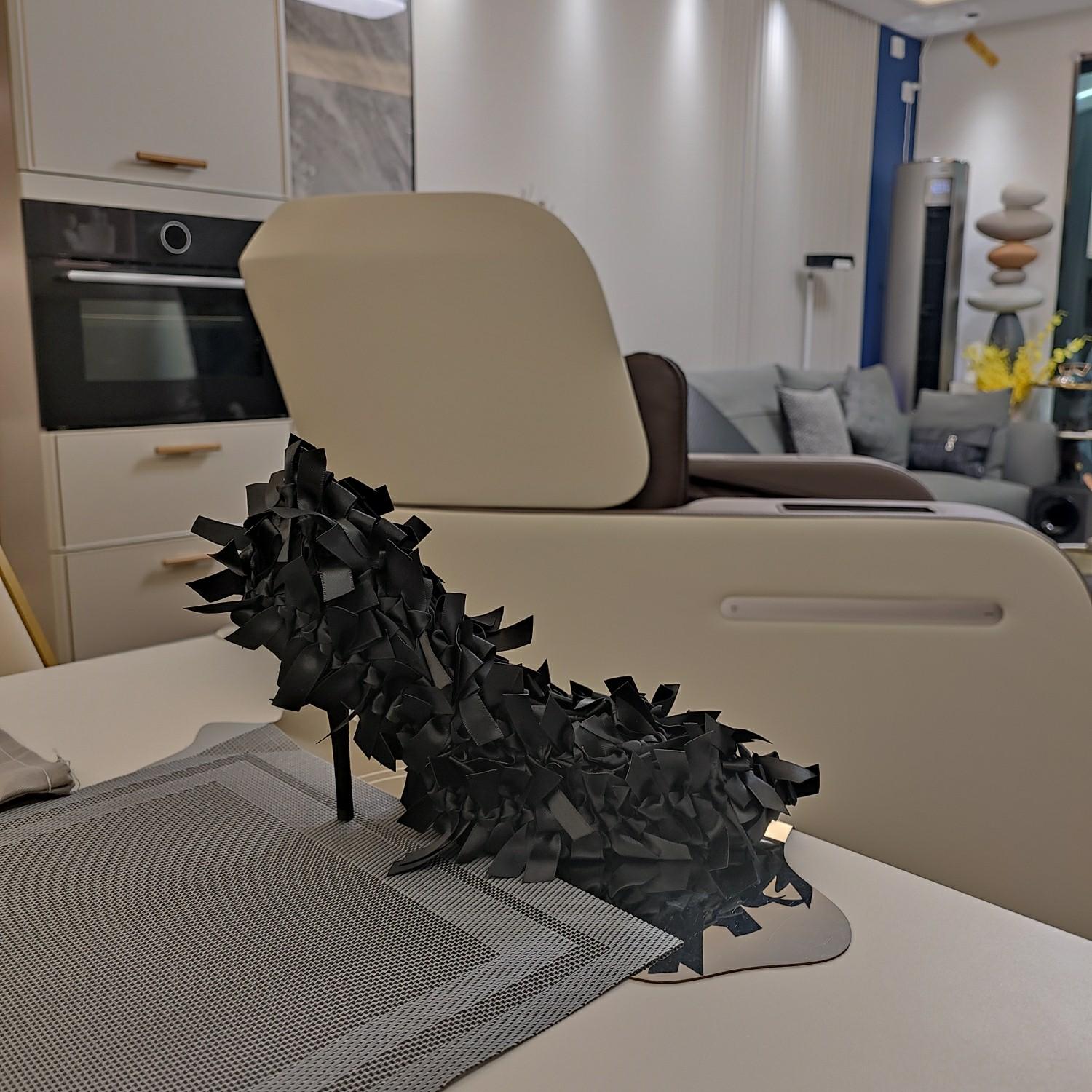 Balenciaga Marie-Antoinette 110mm Pump In Black  - DopestKickz