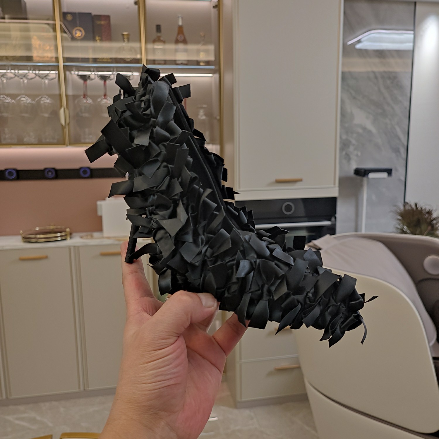 Balenciaga Marie-Antoinette 110mm Pump In Black  - DopestKickz