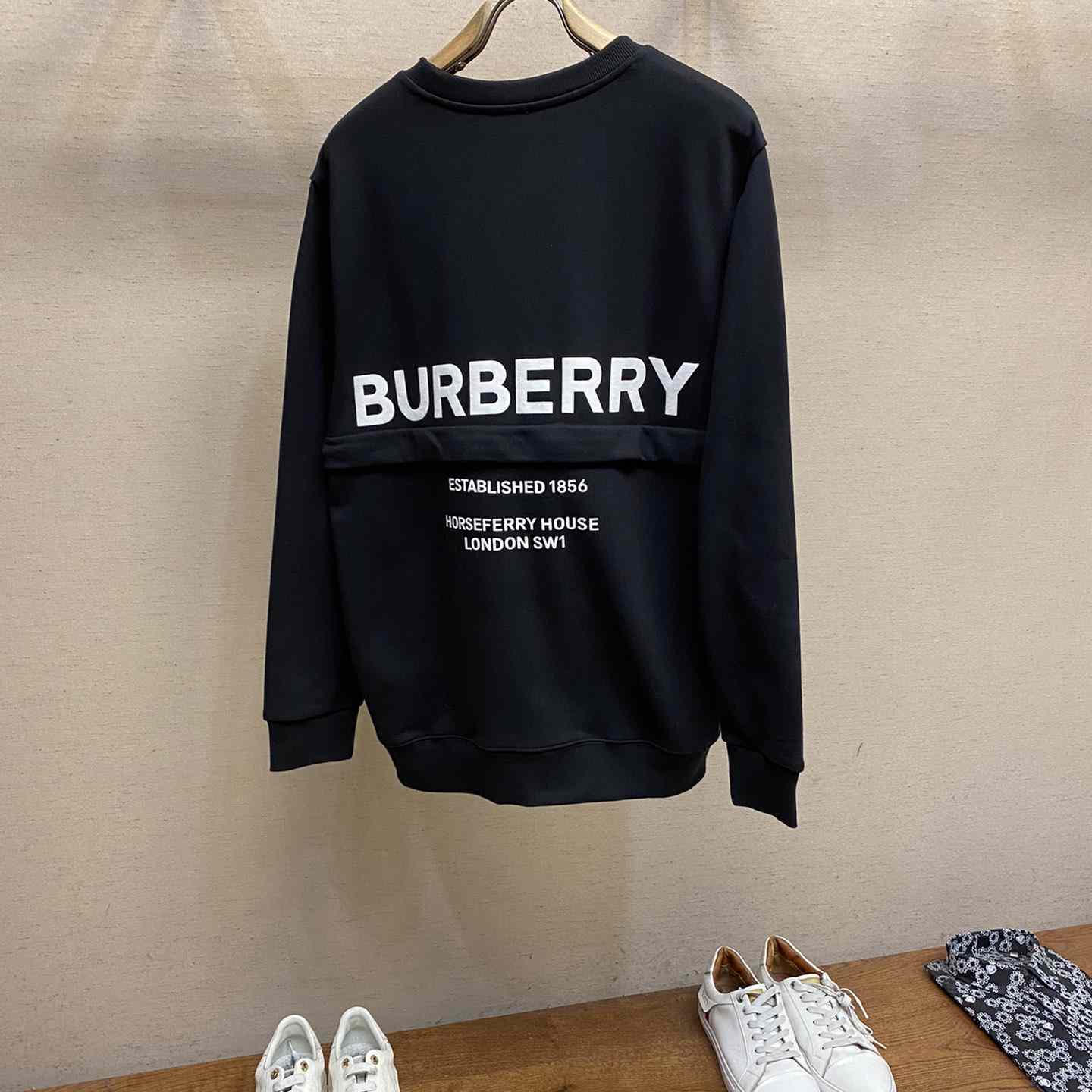 Burberry Men's Acklow Logo-back Sweatshirt - DopestKickz