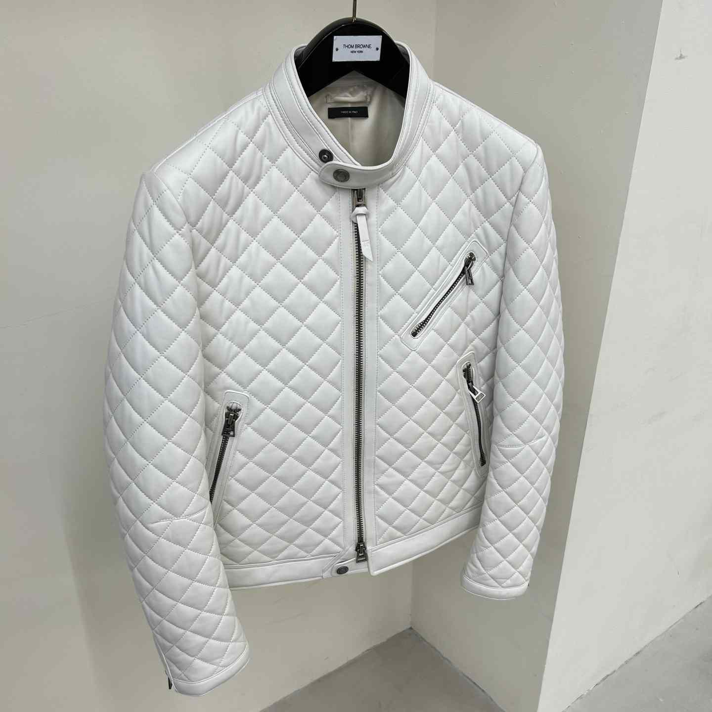 Dior Feather Nappa Quilted Cafe Racer - DopestKickz