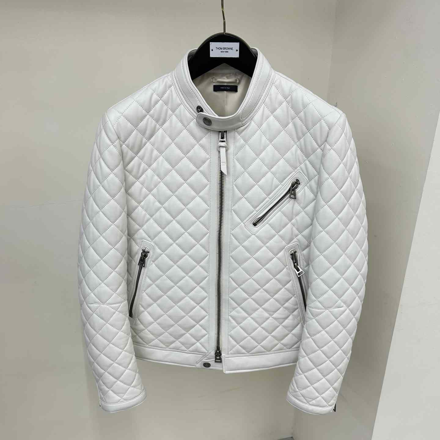 Dior Feather Nappa Quilted Cafe Racer - DopestKickz
