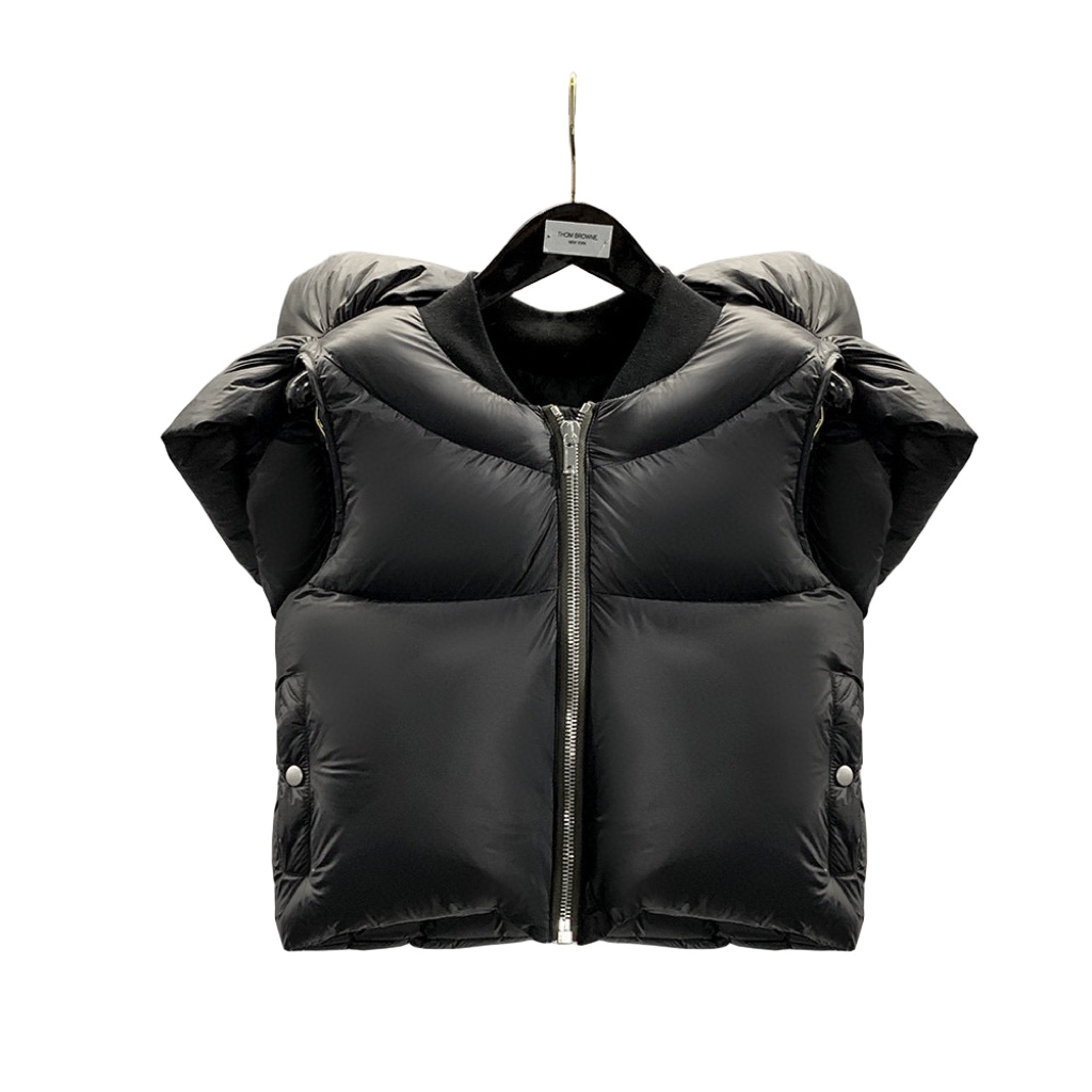 Rick Owens Black Knot Down Vest - DopestKickz