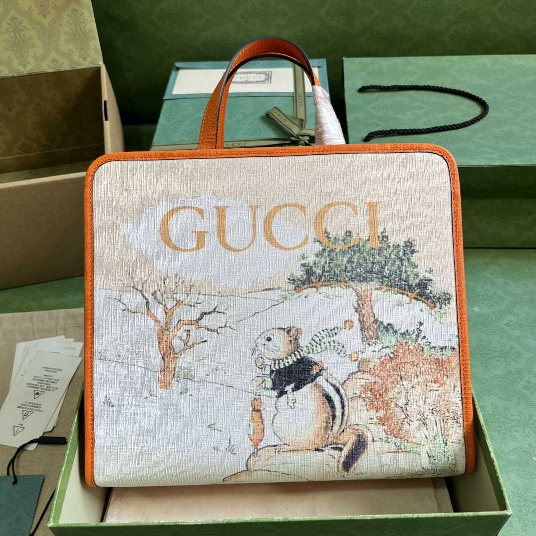 Gucci Children's Animal Print Tote Bag - DopestKickz