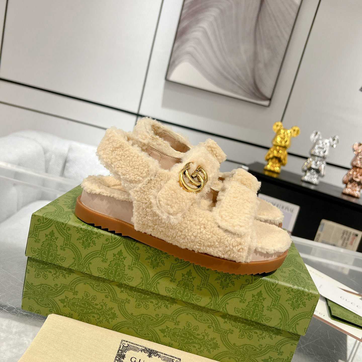 Gucci Women's Double G Sandals - DopestKickz