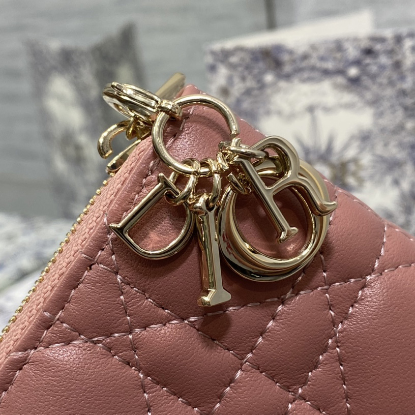 Dior Small Lady Dior Voyageur Coin Purse - DopestKickz