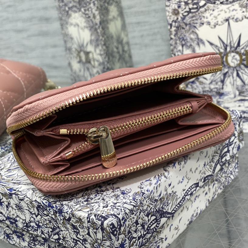 Dior Small Lady Dior Voyageur Coin Purse - DopestKickz