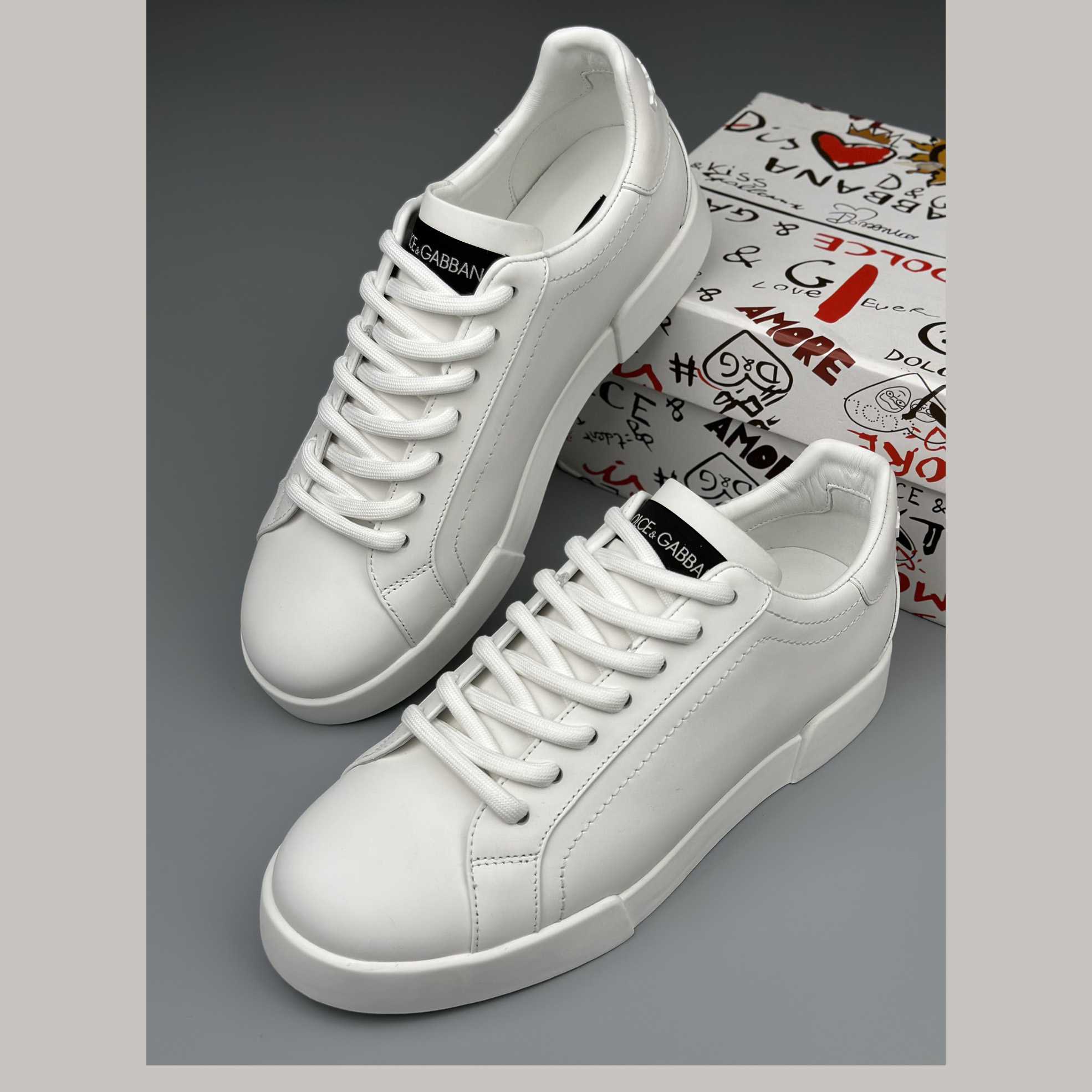 Dolce & Gabbana Calfskin Portofino sneakers - DopestKickz