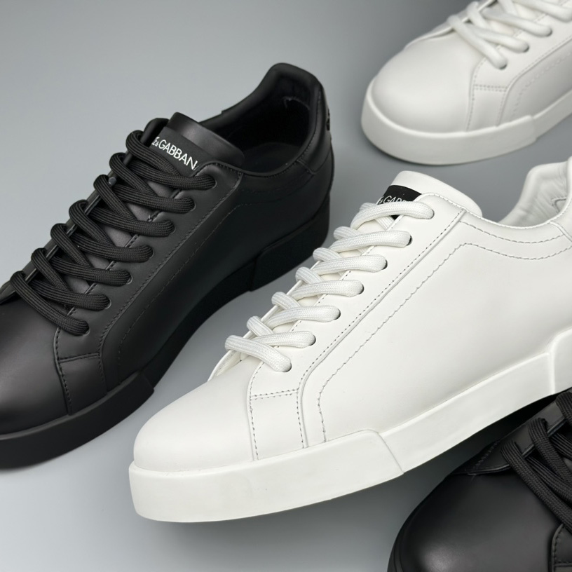 Dolce & Gabbana Calfskin Portofino sneakers - DopestKickz