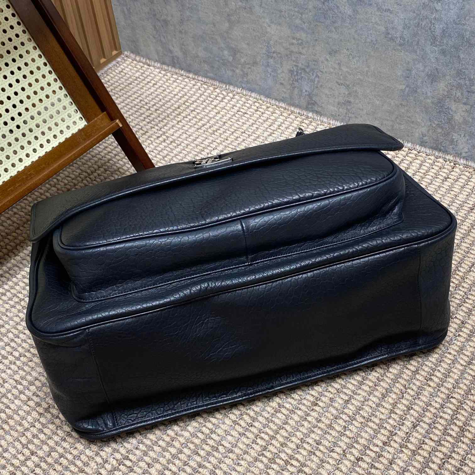 Saint Laurent Niki Oversized In Grained Lambskin - DopestKickz