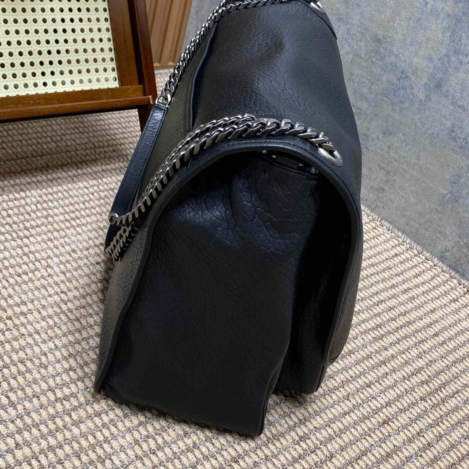 Saint Laurent Niki Oversized In Grained Lambskin - DopestKickz