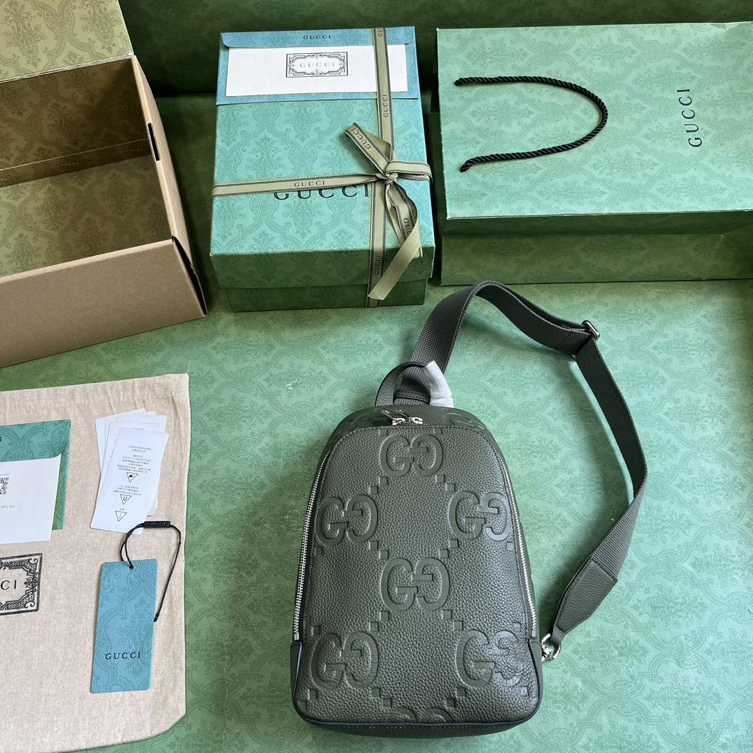 Gucci Jumbo GG Crossbody Bag - DopestKickz