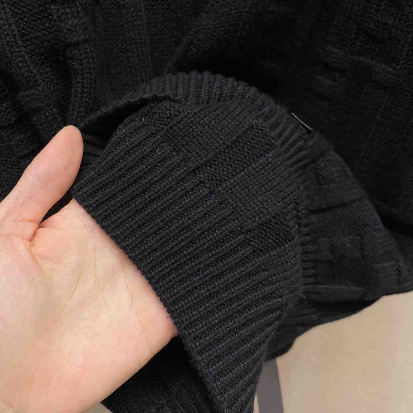 Fendi Black Wool Pullover - DopestKickz