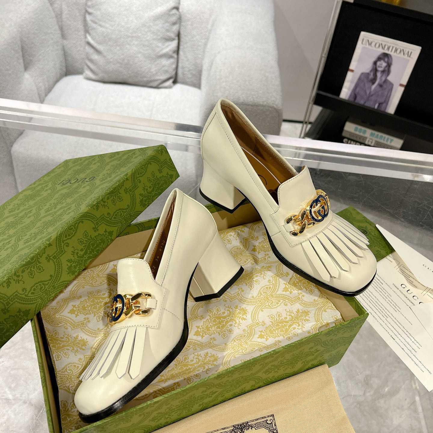 Gucci Interlocking G mid-heel Pump - DopestKickz