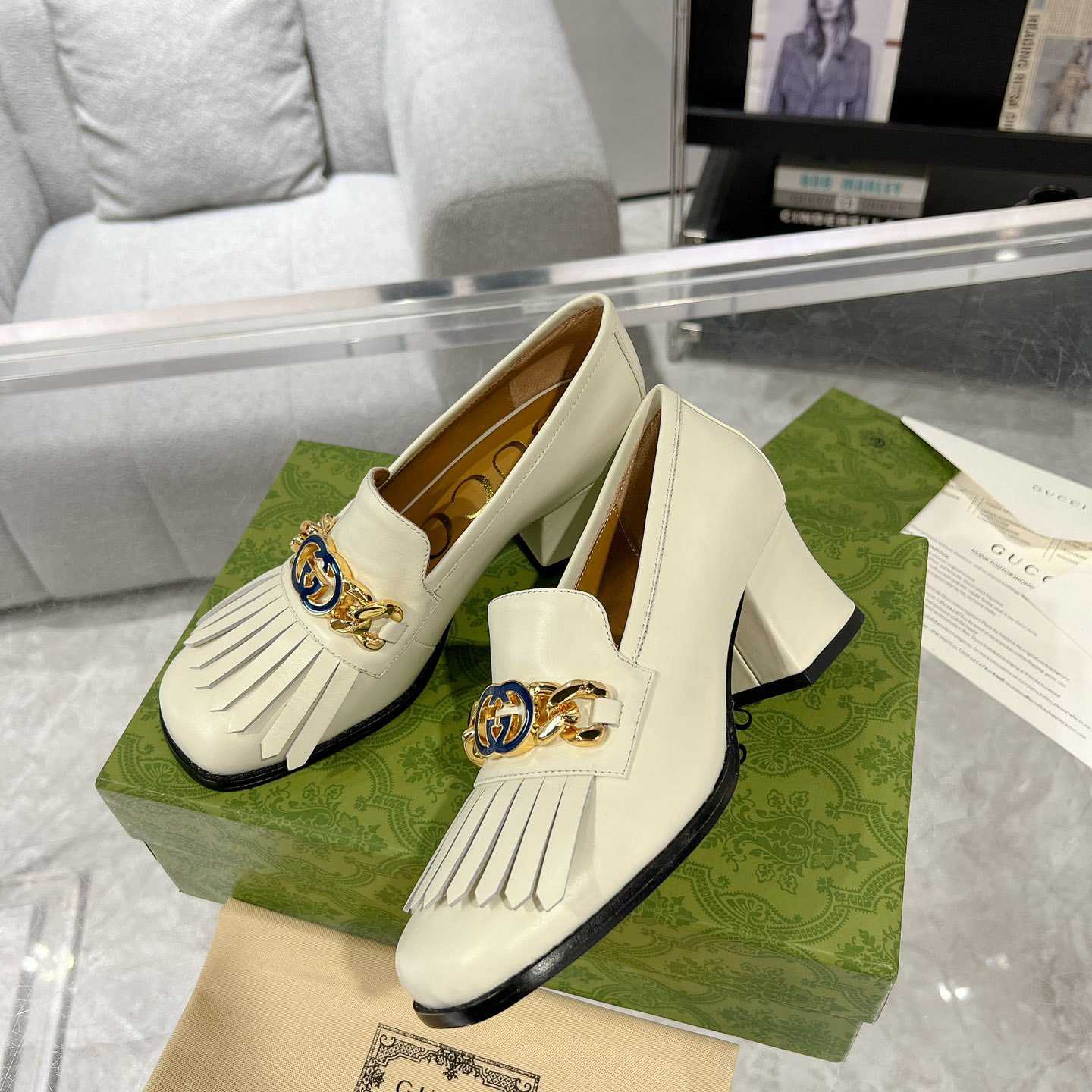 Gucci Interlocking G mid-heel Pump - DopestKickz