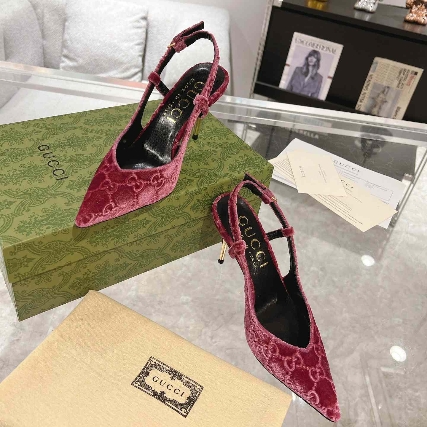 Gucci Women's GG Slingback Pump - DopestKickz