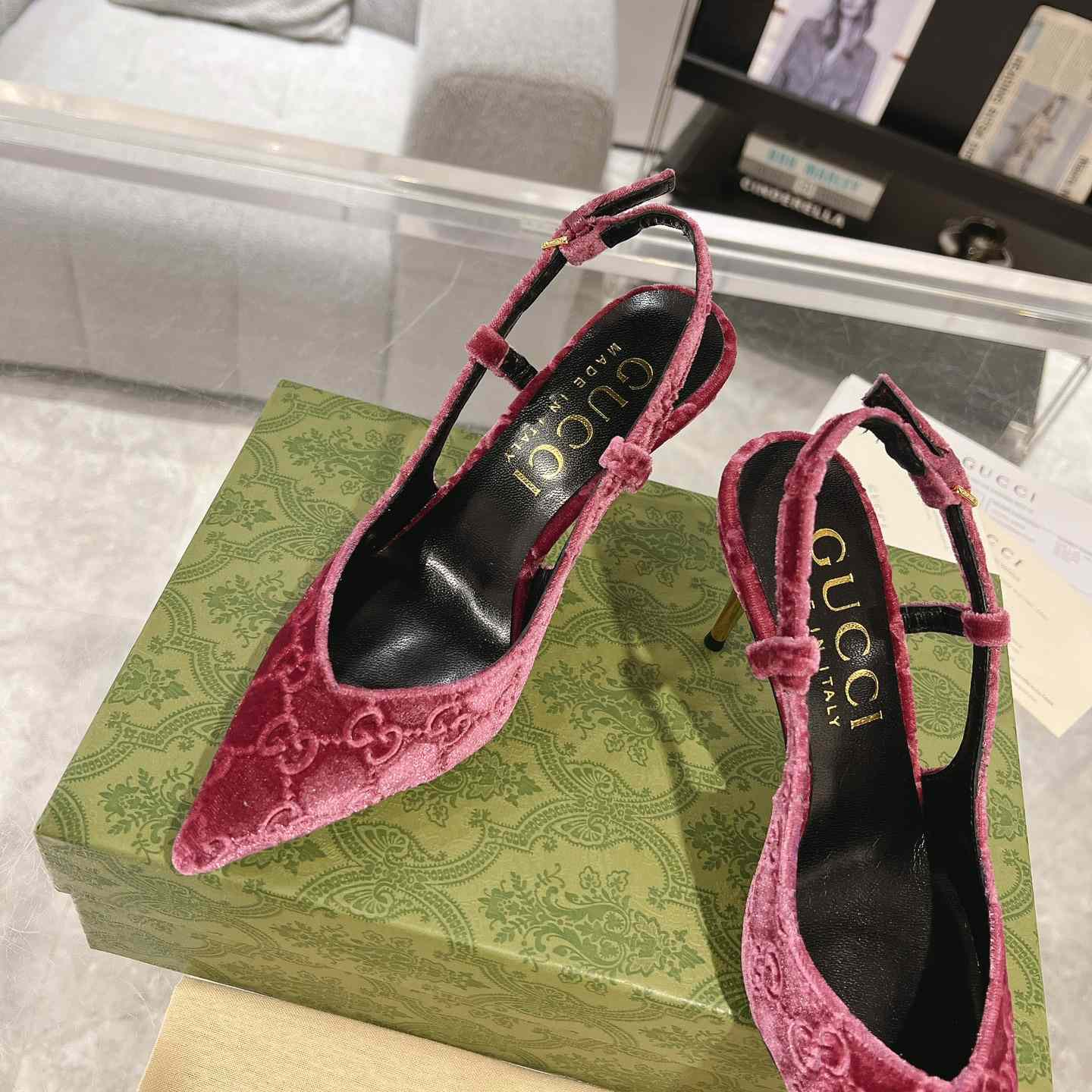 Gucci Women's GG Slingback Pump - DopestKickz