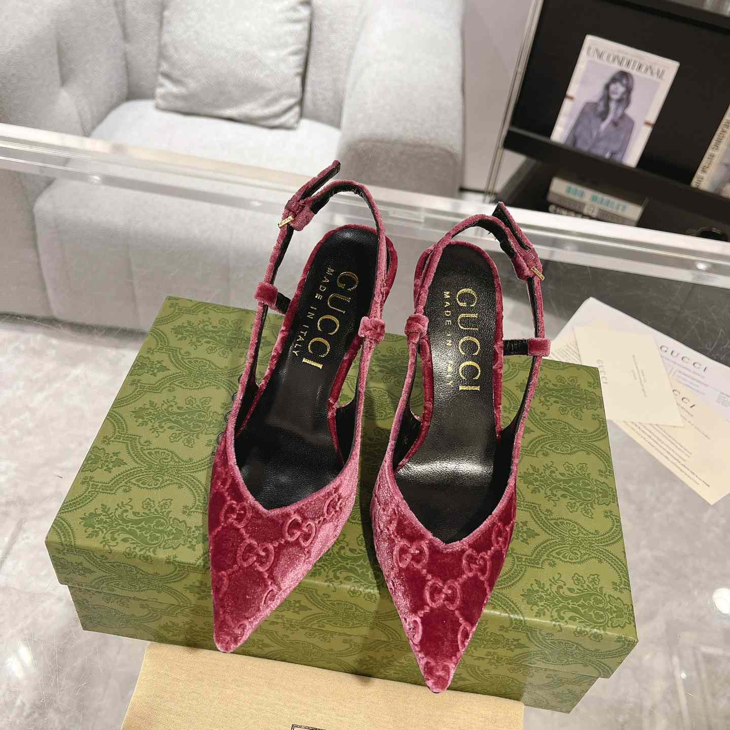 Gucci Women's GG Slingback Pump - DopestKickz