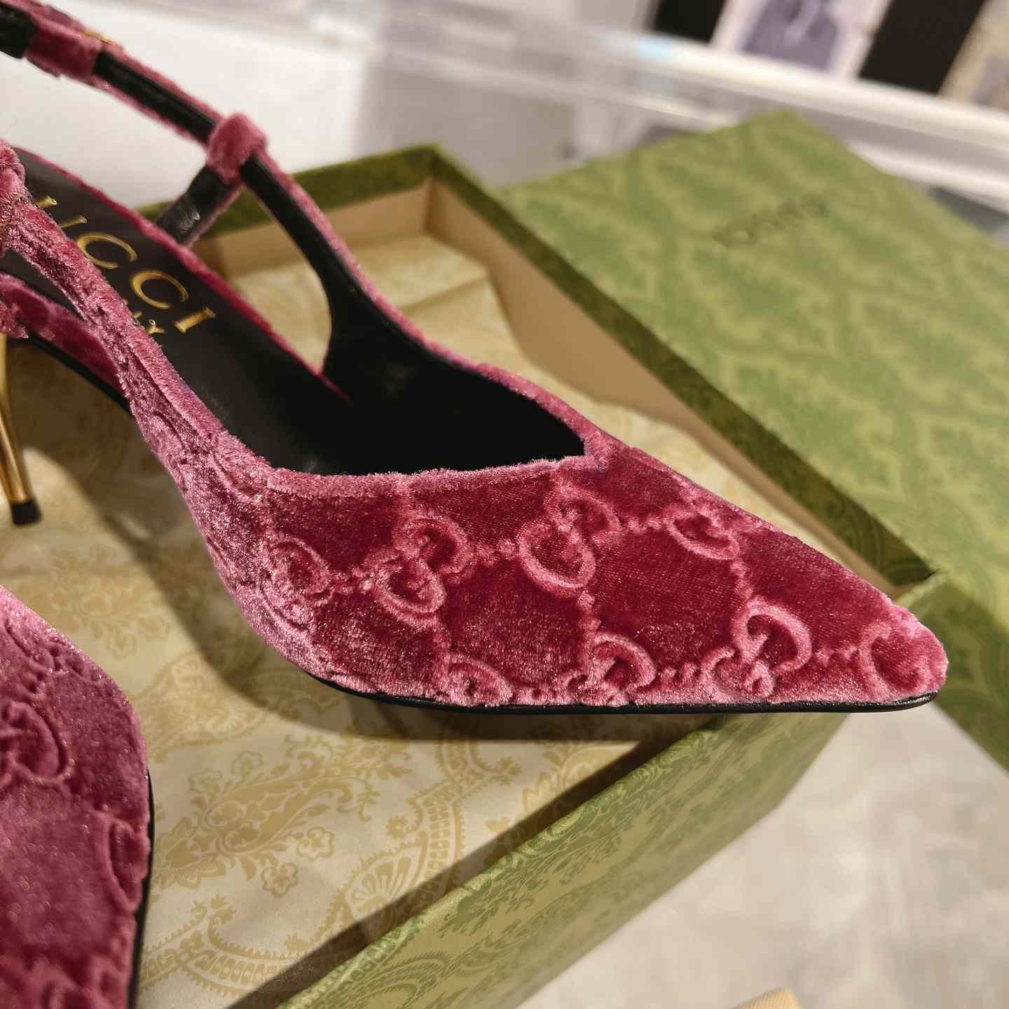 Gucci Women's GG Slingback Pump - DopestKickz