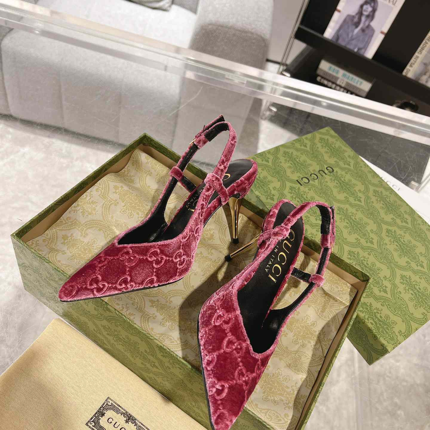 Gucci Women's GG Slingback Pump - DopestKickz