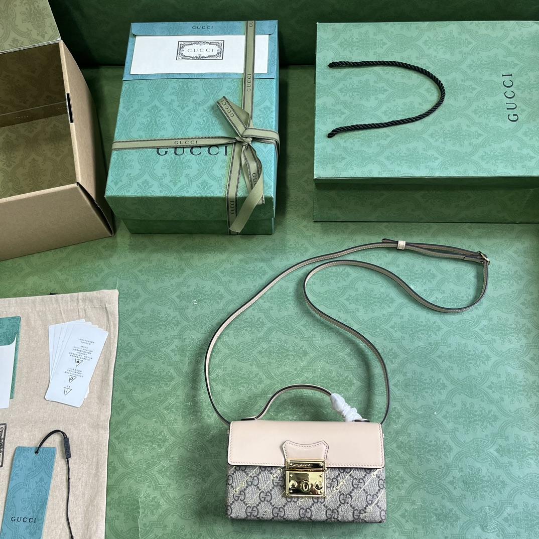 Gucci Padlock Mini Bag With Horsebit Print - DopestKickz