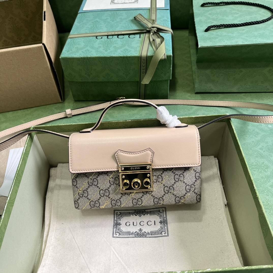 Gucci Padlock Mini Bag With Horsebit Print - DopestKickz