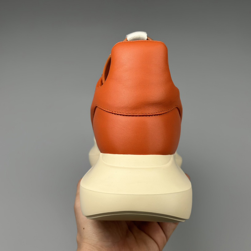 Rick Owens Geth Leather Sneakers - DopestKickz