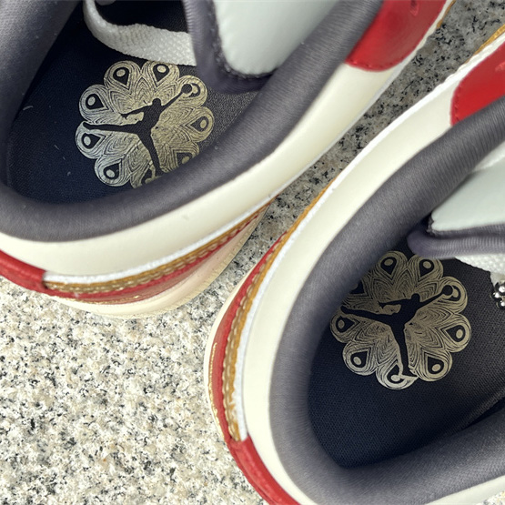  Air Jordan 1 Low SE “Year of the Dragon” Sneaker   FJ5735-100 - DopestKickz