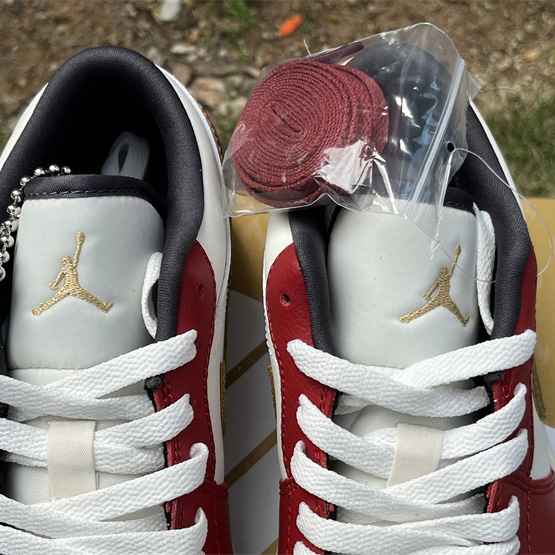  Air Jordan 1 Low SE “Year of the Dragon” Sneaker   FJ5735-100 - DopestKickz