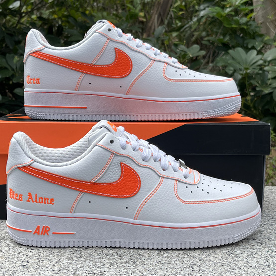 VLONE xNike Air Force 1Low orang Sneaker      AA5360-100 - DopestKickz