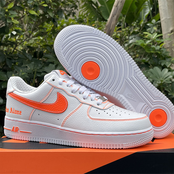 VLONE xNike Air Force 1Low orang Sneaker      AA5360-100 - DopestKickz