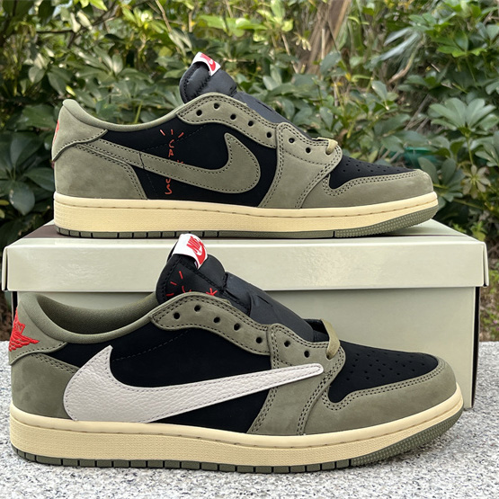 Travis Scott x Air Jordan 1 Low OG Sneaker      DM7866-002 - DopestKickz