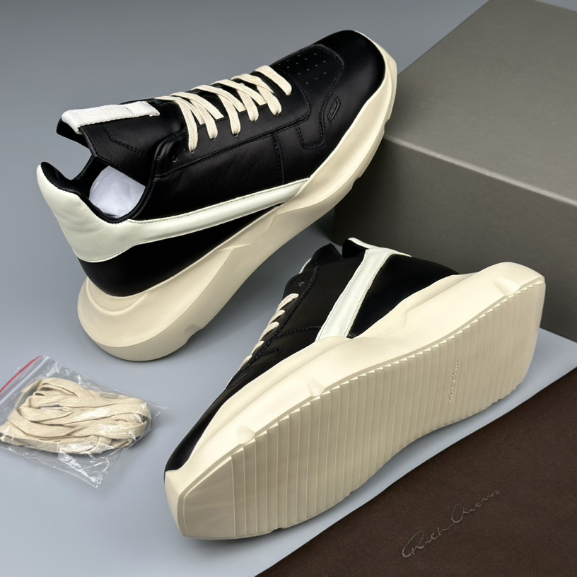 Rick Owens Geth Runner Low-top Sneakers - DopestKickz