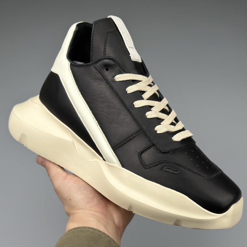 Rick Owens Geth Runner Low-top Sneakers - DopestKickz