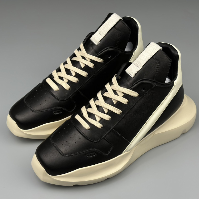 Rick Owens Geth Runner Low-top Sneakers - DopestKickz